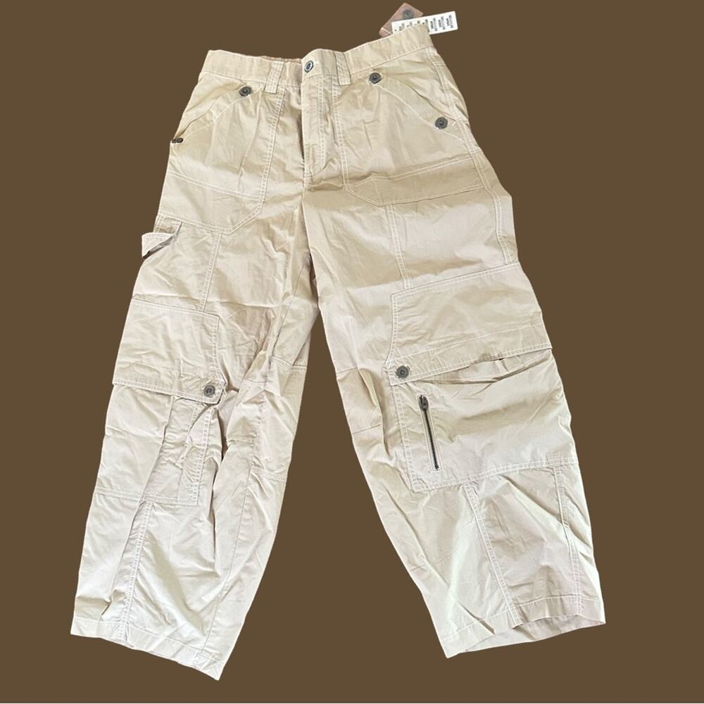 NEW --- URBAN OUTFITTERS - BDG women' baggy cargo loose pants NEUTRAL - SIZE 6 - Picture 3 of 12